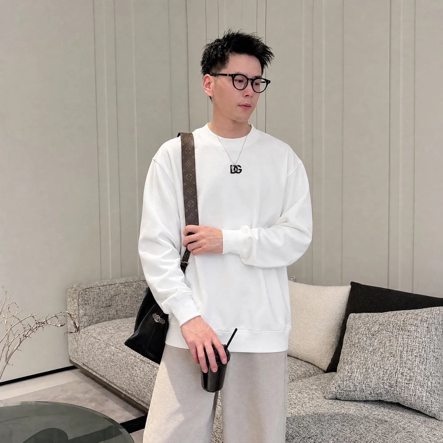 Dolc*&Gabban ， ， Same Style ， : Black White Coffee Brown Size：S（90-130 ） M（125-140 ） L（135-155 ） XL（155-175 ） XXL（175 ）